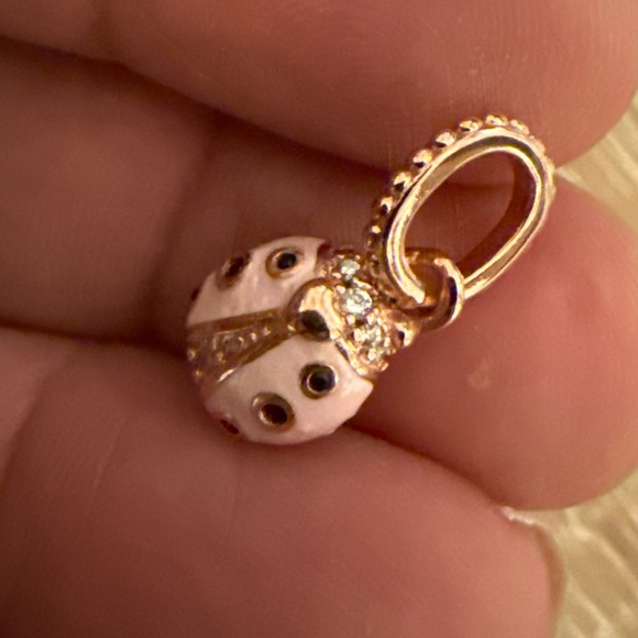 Accessories - Pink Ladybug Charm Pendant